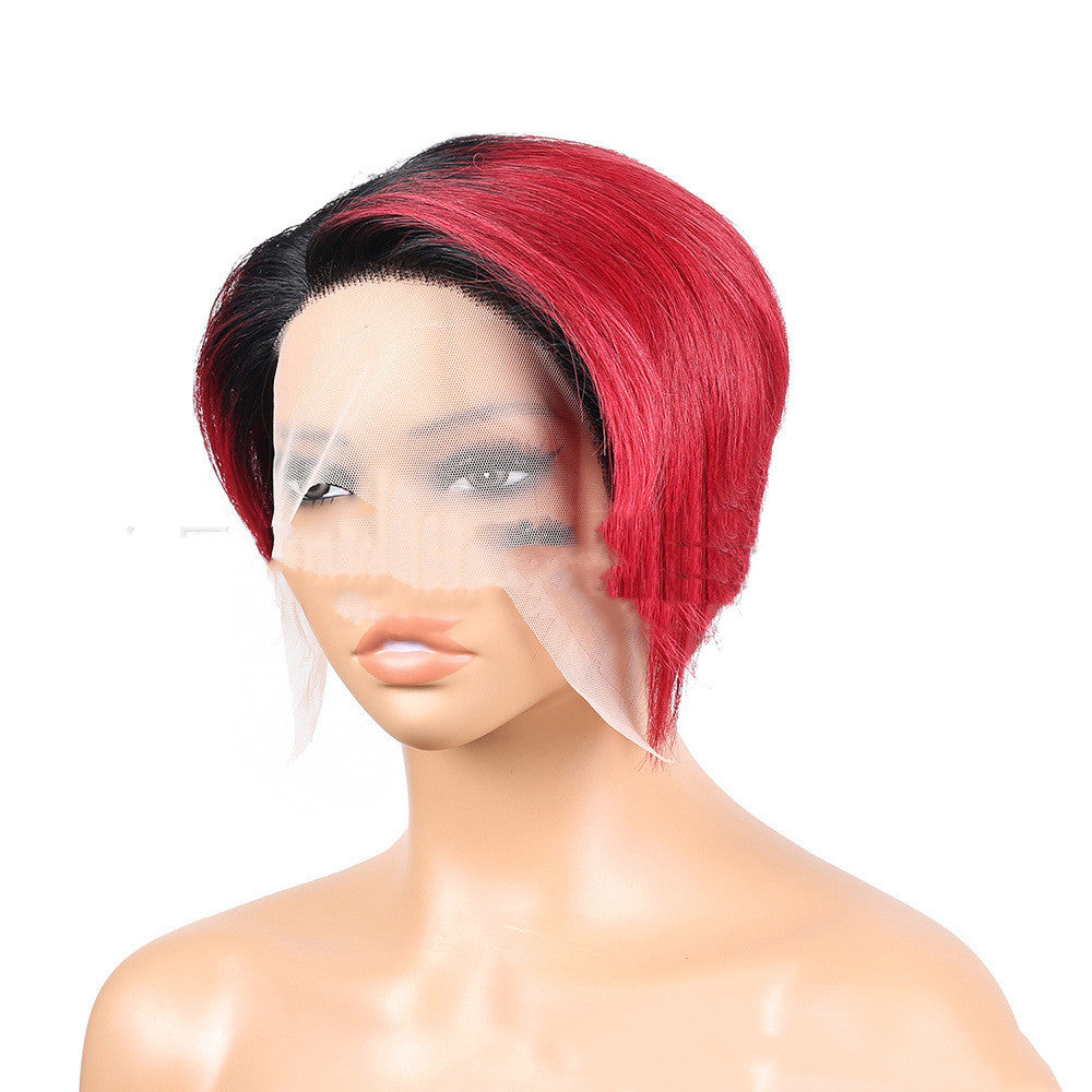 Straight Pixie Cut Human Hair Wig