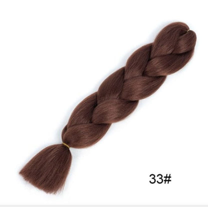 Synthetic Wig Dirty Braid Braided Hair Big Braid