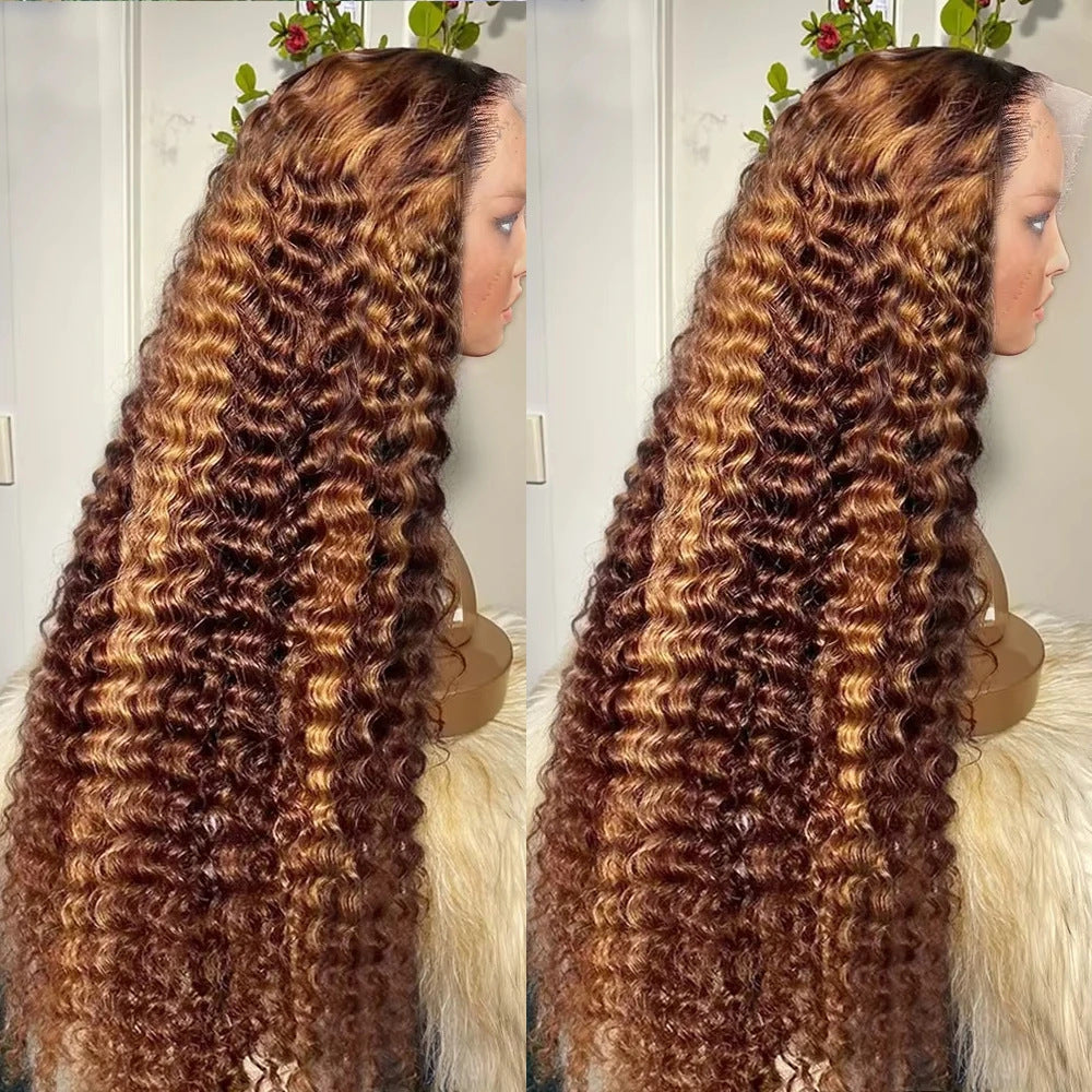 Fashionable Piano-Color Front Lace Wigs