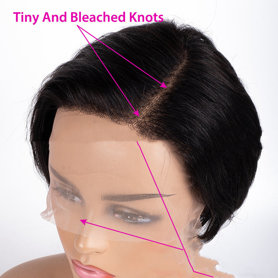 Straight Pixie Cut Human Hair Wig