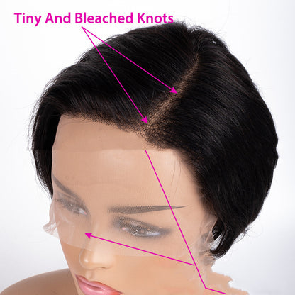 Straight Pixie Cut Human Hair Wig