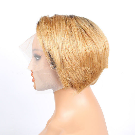Straight Pixie Cut Human Hair Wig