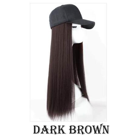 Hat wig one female wig female long hair natural fashion long curly hair big wave