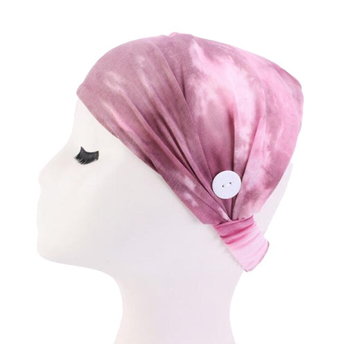 Running Headband Button Headband Face Holder