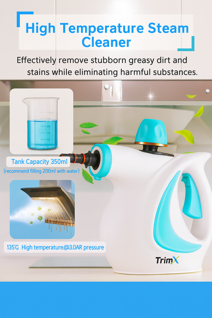 Portable Handheld Steam Cleaner Multifunctional Kitchen Range Hood Grease Remover Cleaning Machine Bathroom Cleaner for Car