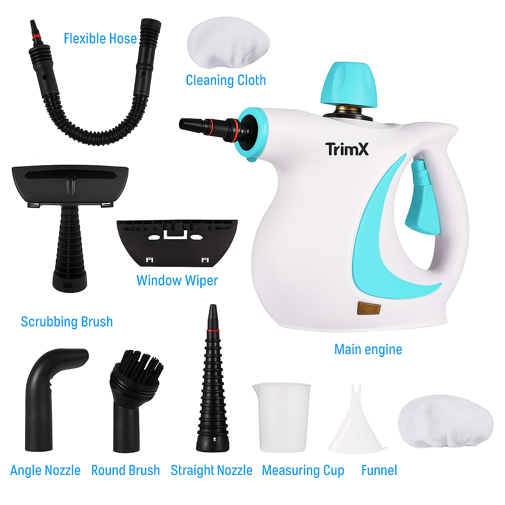 Portable Handheld Steam Cleaner Multifunctional Kitchen Range Hood Grease Remover Cleaning Machine Bathroom Cleaner for Car