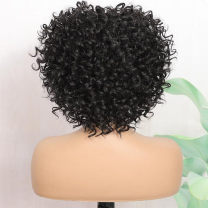 Wig Female Synthetic Wigs Wavy Curly Hair Head Cover