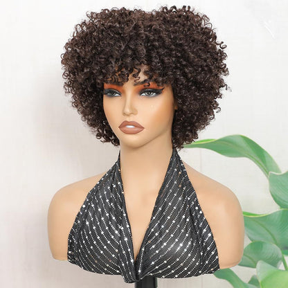 Wig Female Synthetic Wigs Wavy Curly Hair Head Cover